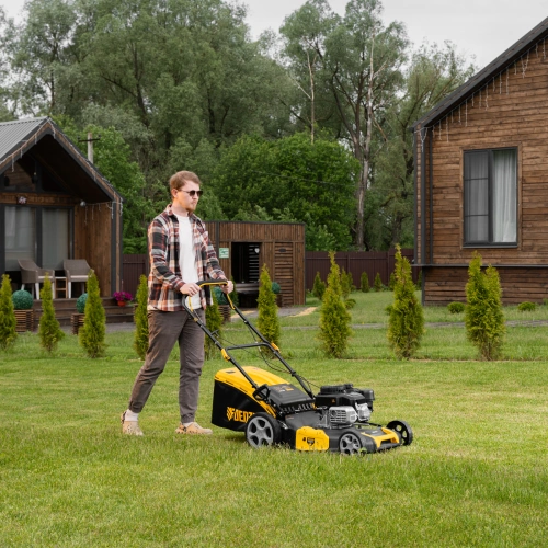 Газонокосилка бензиновая GLR-510SP-ZS, 171 см3, ширина 51 см, привод, травосборник 65 л Denzel по ценам производителя в Екатеринбурге с доставкой по всей России