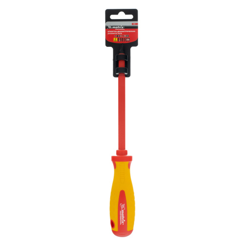 Отвертка Insulated, SL6.5 x 150 мм, CrMo, до 1000 В, двухкомпонентная рукоятка Matrix Professional по ценам производителя в Екатеринбурге с доставкой по всей России