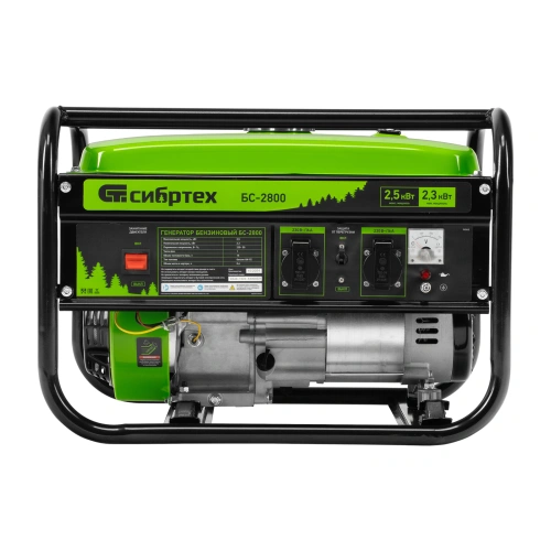 Генератор бензиновый БС-2800, 2.5 кВт, 230В, четырехтактный, 15 л, ручной стартер Сибртех по ценам производителя в Екатеринбурге с доставкой по всей России