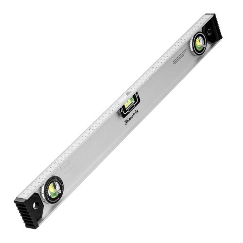 Уровень алюминиевый "Рельс", 600 мм, 3 глазка (1 поворотный) Matrix по ценам производителя в Екатеринбурге с доставкой по всей России