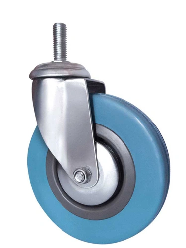 Колесо аппаратное поворотное SCtg 55 125 мм с болтом (зеленое) (F) по ценам производителя в Екатеринбурге с доставкой по всей России