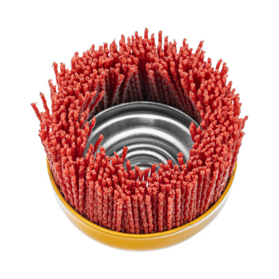 Щетка для УШМ, 75 мм, Чашка, нейлоновая щетина, М14 Denzel по ценам производителя в Екатеринбурге с доставкой по всей России