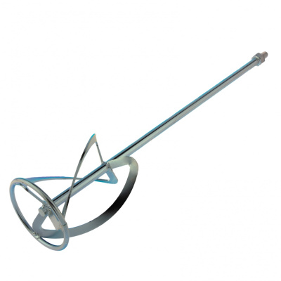 Насадка для миксера, для легких растворов, 120 х 590 мм, оцинкованная, хвостовик резьба М14 Сибртех по ценам производителя в Екатеринбурге с доставкой по всей России