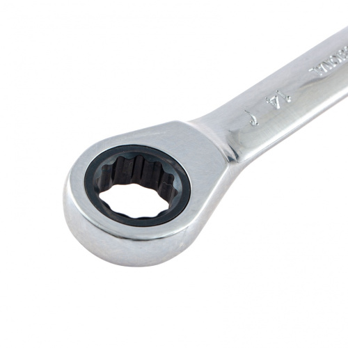 Ключ накидной трещоточный, 12 х 14мм, CrV, зеркальный хром Matrix по ценам производителя в Екатеринбурге с доставкой по всей России