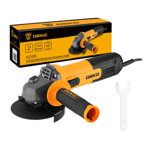 Углошлифовальная машина (УШМ) DEKO AG750DK, 125мм, 750 Вт по ценам производителя в Екатеринбурге с доставкой по всей России