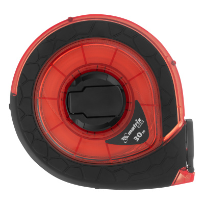 Рулетка геодезическая 30 м х 15 мм, закрытый корпус, фибергласовая лента, двусторонняя шкала, Pro Matrix по ценам производителя в Екатеринбурге с доставкой по всей России