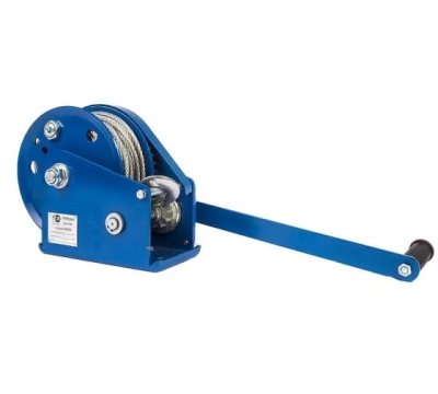Лебедка ручная барабанная  с тросом  540кг  20м стальной корпус TOR BHW купить в Москве с доставкой по всей России | ProtosMarket.ru