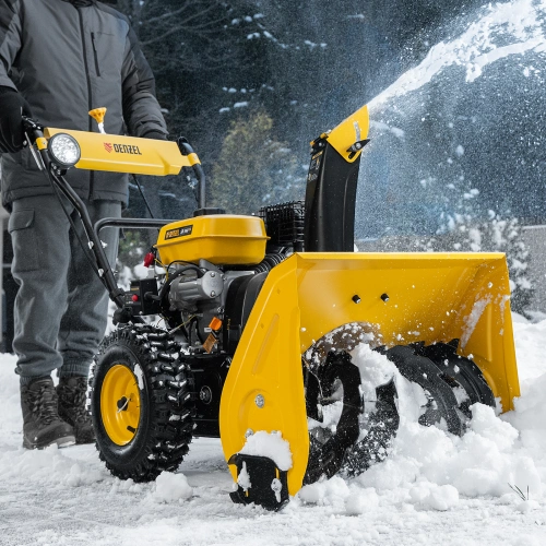 Бензиновая снегоуборочная машина SB 560 LP, 212 cc, электростартер, фара Denzel по ценам производителя в Екатеринбурге с доставкой по всей России