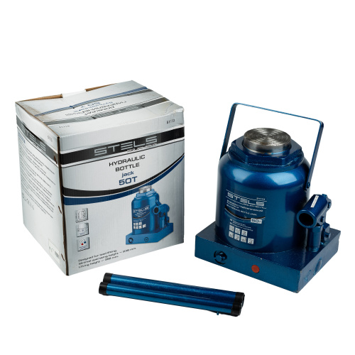 Домкрат гидравлический бутылочный, 50 т, H подъема 236-356 мм Stels по ценам производителя в Екатеринбурге с доставкой по всей России
