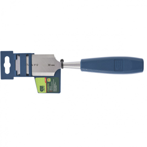 Стамеска, 38 мм, пластиковая рукоятка Сибртех по ценам производителя в Екатеринбурге с доставкой по всей России