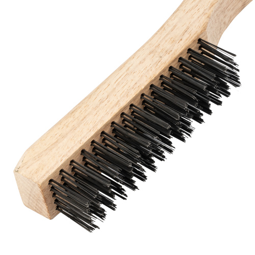 Щетка зачистная пятирядная, закаленная прямая проволока с деревянной ручкой Сибртех по ценам производителя в Екатеринбурге с доставкой по всей России