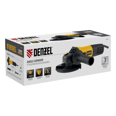Машина шлифовальная угловая AG125-1500, 1500 Вт, 125 мм, 3000-11000 об/мин Denzel по ценам производителя в Екатеринбурге с доставкой по всей России