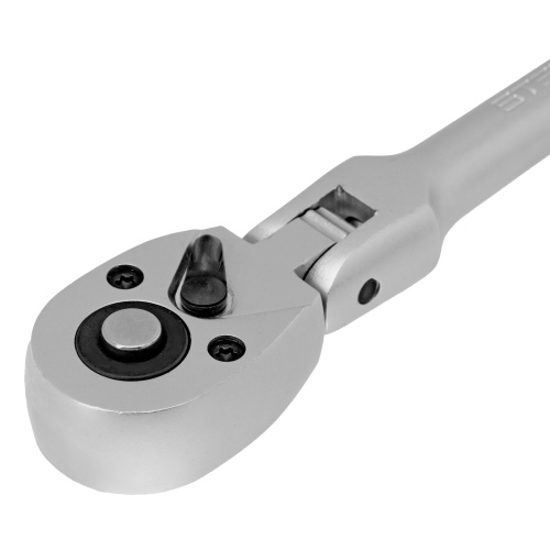 Ключ-трещотка шарнирный 1/4", СrV, 72 зуба, с быстрым сбросом, матовый хром Stels по ценам производителя в Екатеринбурге с доставкой по всей России