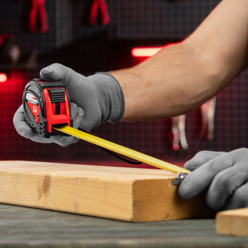 Рулетка Status Magnet 3 fixations,5 м х 25 мм,обрезиненный корпус,зацеп с магнитом Matrix по ценам производителя в Екатеринбурге с доставкой по всей России