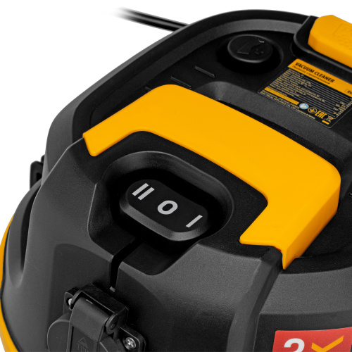 Пылесос строительный RVC30, 1400 Вт, бак 30 л, шланг 3 м, розетка с автосинхр. Denzel по ценам производителя в Екатеринбурге с доставкой по всей России