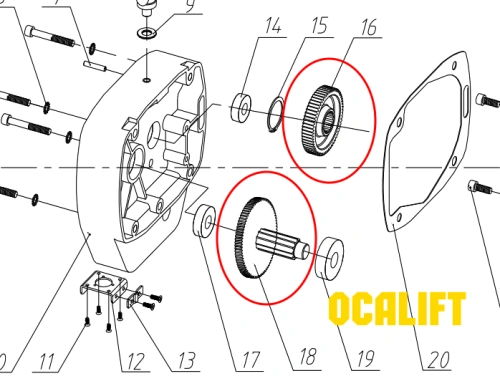 Редукторная пара 0101/0202 купить в Москве с доставкой по всей России | ProtosMarket.ru