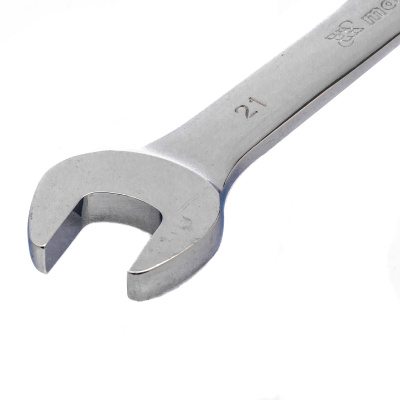 Ключ комбинированный трещоточный, 21 мм, CrV, зеркальный хром Matrix по ценам производителя в Екатеринбурге с доставкой по всей России