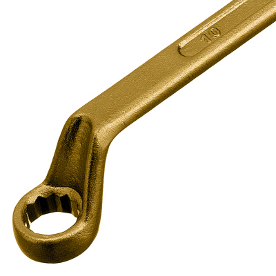 Ключ накидной, 8 х 10 мм, желтый цинк Сибртех по ценам производителя в Екатеринбурге с доставкой по всей России