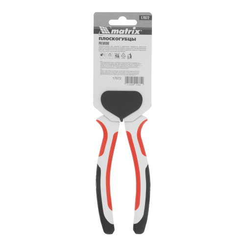 Плоскогубцы Premium, 200 мм, трехкомпонентные рукоятки Matrix по ценам производителя в Екатеринбурге с доставкой по всей России