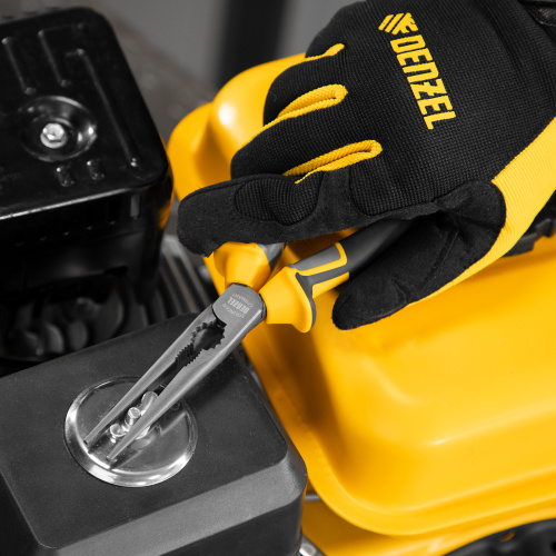 Длинногубцы прямые 205 мм, трехкомпонентные рукоятки Denzel по ценам производителя в Екатеринбурге с доставкой по всей России