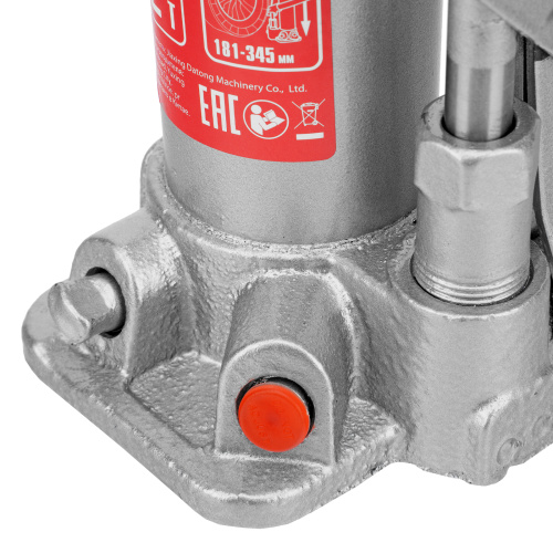 Домкрат гидравлический бутылочный, 2 т, высота подъема 181-345 мм Matrix по ценам производителя в Екатеринбурге с доставкой по всей России