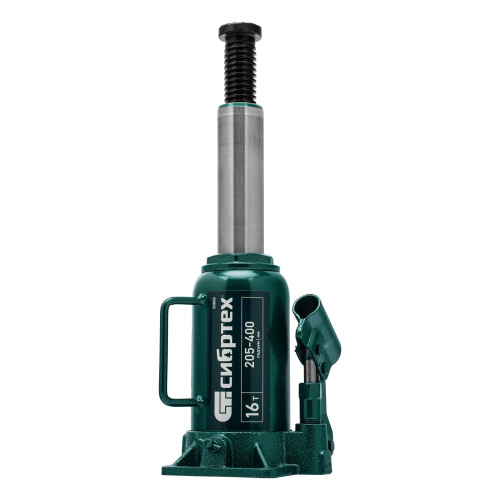 Домкрат гидравлический бутылочный, 16 т, 205-400 мм Сибртех по ценам производителя в Екатеринбурге с доставкой по всей России