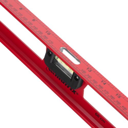 Уровень алюминиевый "Рельс", 600 мм, 3 глазка, усиленный Matrix по ценам производителя в Екатеринбурге с доставкой по всей России