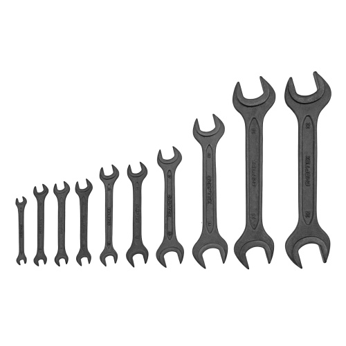 Набор ключей рожковых, 6 - 32 мм, 10 шт., CrV, фосфатированные Сибртех по ценам производителя в Екатеринбурге с доставкой по всей России