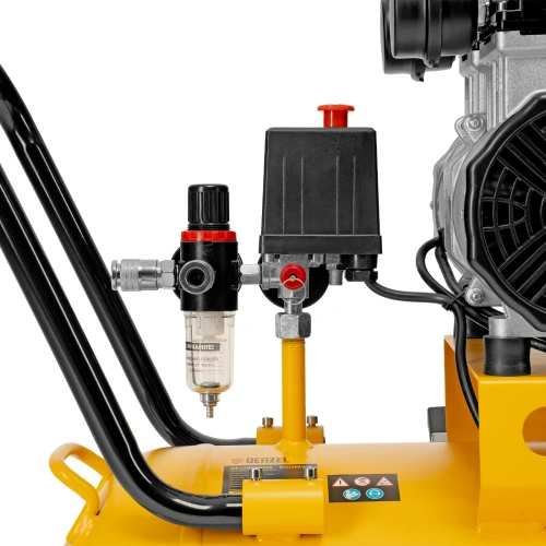 Компрессор безмасляный, малошумный DLS 3300/100, 3300 Вт,3x1100, 100 л, 570 л/мин ,блок управления Denzel по ценам производителя в Екатеринбурге с доставкой по всей России