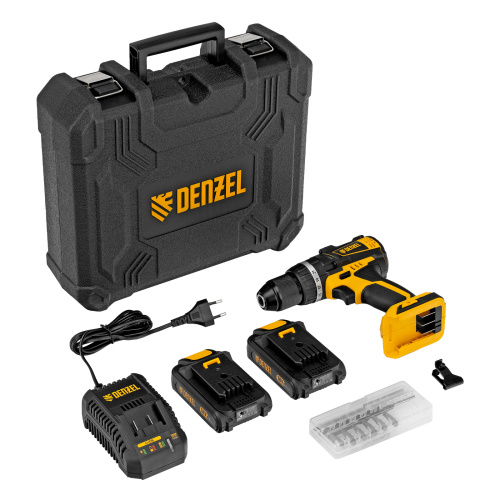 Дрель-шуруповерт аккумуляторная ударная бесщет CIDB-IB-18-02, Li-Ion, 18 В, 2 акк. Denzel по ценам производителя в Екатеринбурге с доставкой по всей России