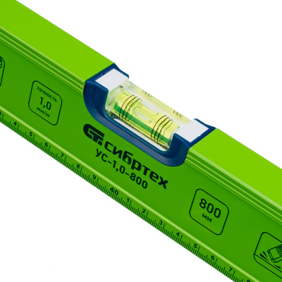 Уровень алюминиевый УС-1, 0-800, фрезерованный, 3 глазка, рукоятки, 800 мм Сибртех по ценам производителя в Екатеринбурге с доставкой по всей России