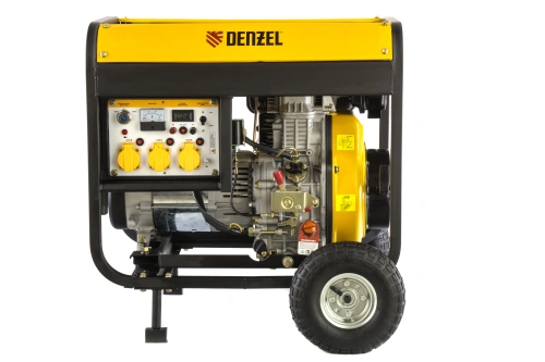 Генератор дизельный DD6300Е, 5.0 кВт, 220 В/50 Гц, 15 л, электростартер Denzel по ценам производителя в Екатеринбурге с доставкой по всей России