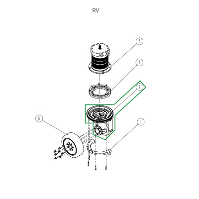 Редуктор ведущего колеса для ричтрака RV (45 об/мин, АС) по ценам производителя в Екатеринбурге с доставкой по всей России