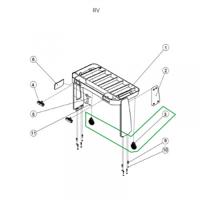 Фара поворотная для ричтрака RV (24V) по ценам производителя в Екатеринбурге с доставкой по всей России
