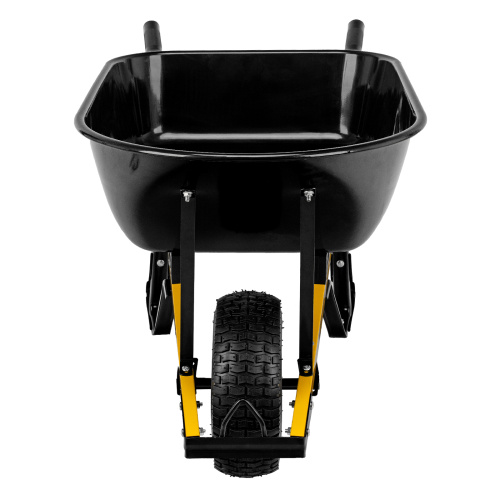 Тачка строительная, усиленная, объем 140 л, 230 кг, колесо 15х6.00-6 Denzel по ценам производителя в Екатеринбурге с доставкой по всей России