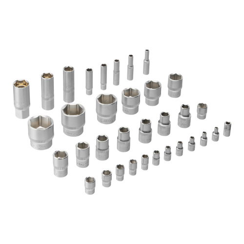 Набор инструментов, 1/2", 1/4", CrV, S2, пластиковый кейс, 84 предмета Denzel по ценам производителя в Екатеринбурге с доставкой по всей России