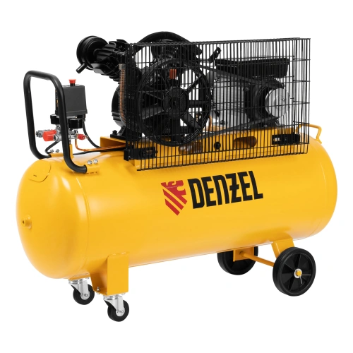 Компрессор воздушный BCV2200/100, ременный привод, 2.2 кВт, 100 литров, 370 л/мин Denzel по ценам производителя в Екатеринбурге с доставкой по всей России