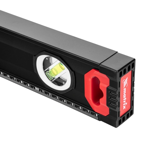 Уровень алюминиевый, усиленный, фрезерованный, 3 глазка, двухкомпонентные рукоятки, 1000 мм Matrix по ценам производителя в Екатеринбурге с доставкой по всей России