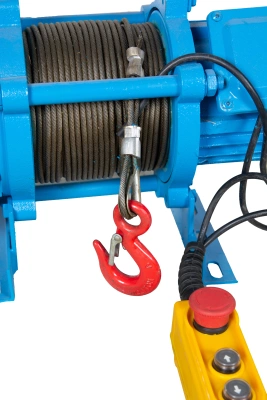 Лебедка электрическая  300 кг  30 м с канатом 380 В TOR KCD (N) по ценам производителя в Екатеринбурге с доставкой по всей России