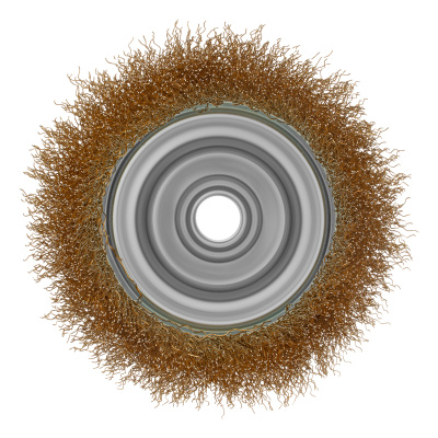 Щетка для УШМ, 100 мм, М14, "чашка", латунированная витая проволока Matrix по ценам производителя в Екатеринбурге с доставкой по всей России