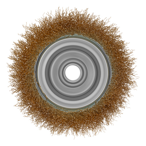 Щетка для УШМ, 100 мм, М14, "чашка", латунированная витая проволока Matrix по ценам производителя в Екатеринбурге с доставкой по всей России