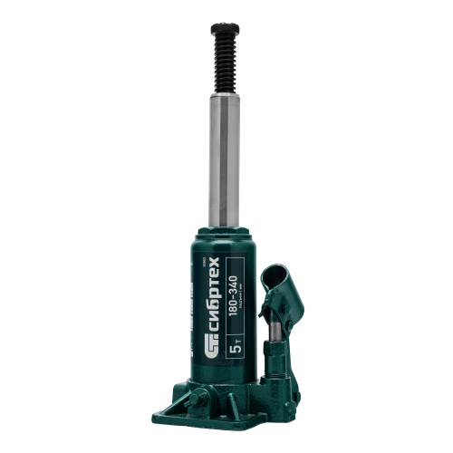 Домкрат гидравлический бутылочный, 5 т, 180-340 мм Сибртех по ценам производителя в Екатеринбурге с доставкой по всей России