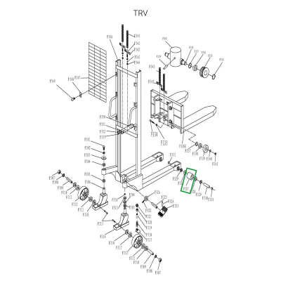 Ролик подвильный 74х58 для TRV черный полиуретановый по ценам производителя в Екатеринбурге с доставкой по всей России