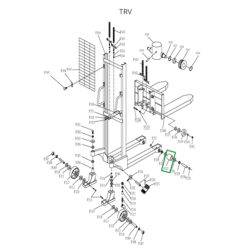 Ролик подвильный 74х58 для TRV черный полиуретановый по ценам производителя в Екатеринбурге с доставкой по всей России