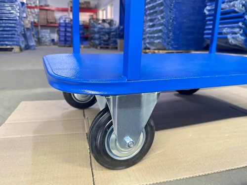 Тележка платформенная TOR ТП-2Я (600х900) 2х-ярусная (125мм) по ценам производителя в Екатеринбурге с доставкой по всей России