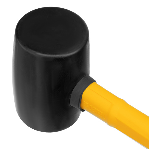 Киянка резиновая, 450 г, черная, фибергласовая рукоятка c TPR покрытием Denzel по ценам производителя в Екатеринбурге с доставкой по всей России