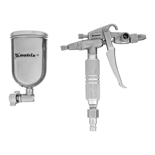 Краскораспылитель пневматический для финишных работ с верхним бачком V 0,1 л, сопло D 0.5 мм Matrix по ценам производителя в Екатеринбурге с доставкой по всей России