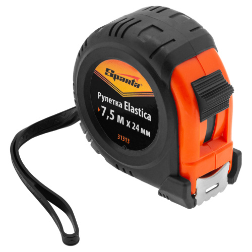 Рулетка Elastica,7,5 м х 24 мм,обрезиненный корпус Sparta по ценам производителя в Екатеринбурге с доставкой по всей России
