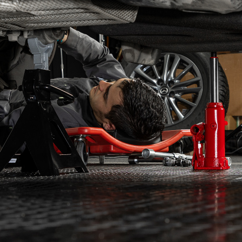 Домкрат гидравлический бутылочный, 3т, h подъема 180-340 мм Sparta по ценам производителя в Екатеринбурге с доставкой по всей России