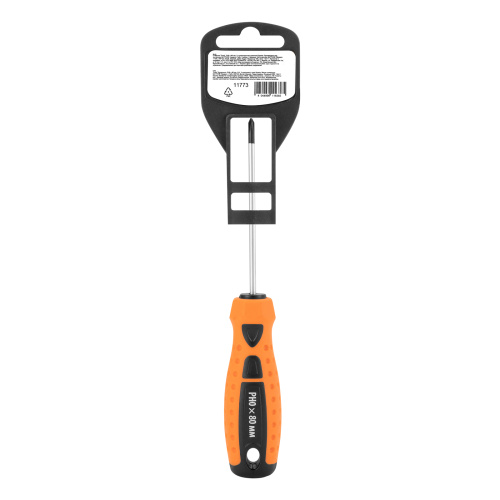 Отвертка "Point", PH0 х 80 мм, CS, двухкомпонентная рукоятка Sparta по ценам производителя в Екатеринбурге с доставкой по всей России